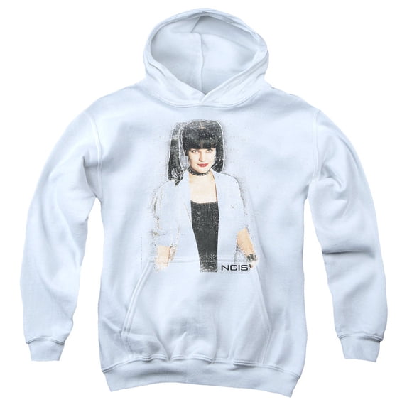 Ncis Abby Skulls Youth Pullover Hoodie Sweatshirt White