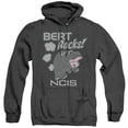 thumbnail image 1 of Ncis Bert Rocks Adult Heather Hoodie Sweatshirt Black, 1 of 1