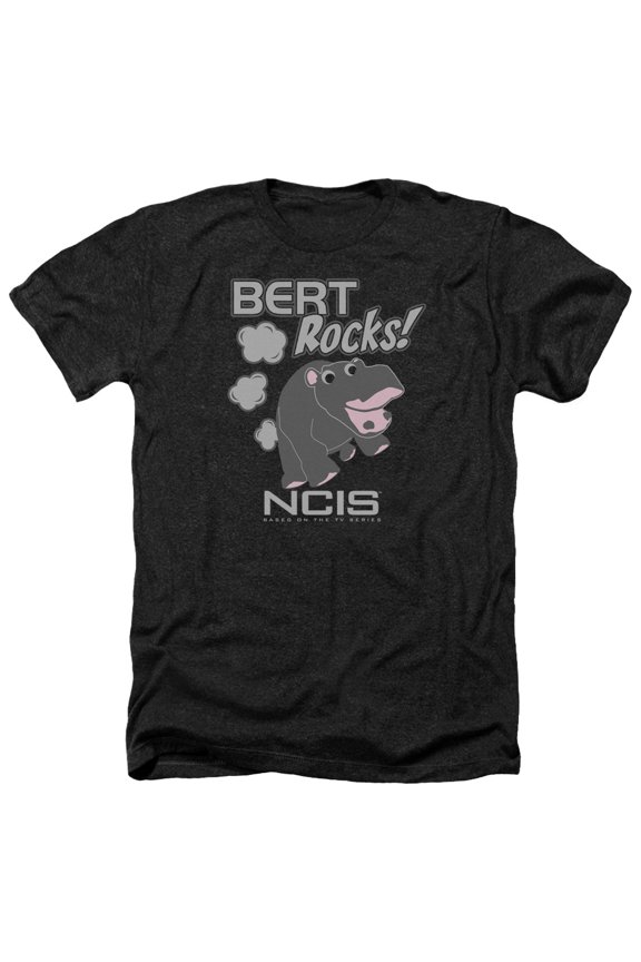 Ncis - Bert Rocks - Heather Short Sleeve Shirt - XXX-Large