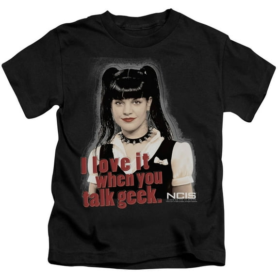 Ncis Geek Talk Youth 18/1 T-Shirt Black