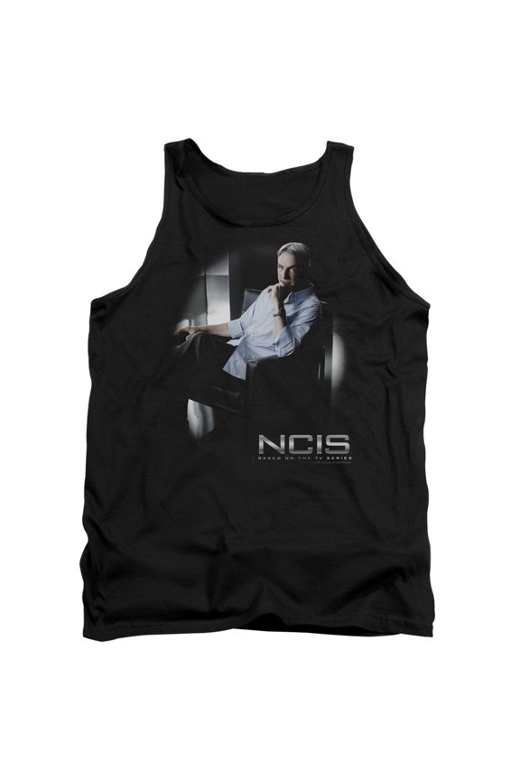 Ncis Gibbs Ponders Adult Tank Top Black