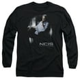 thumbnail image 1 of Ncis Gibbs Ponders Long Sleeve Adult 18/1 T-Shirt Black, 1 of 1