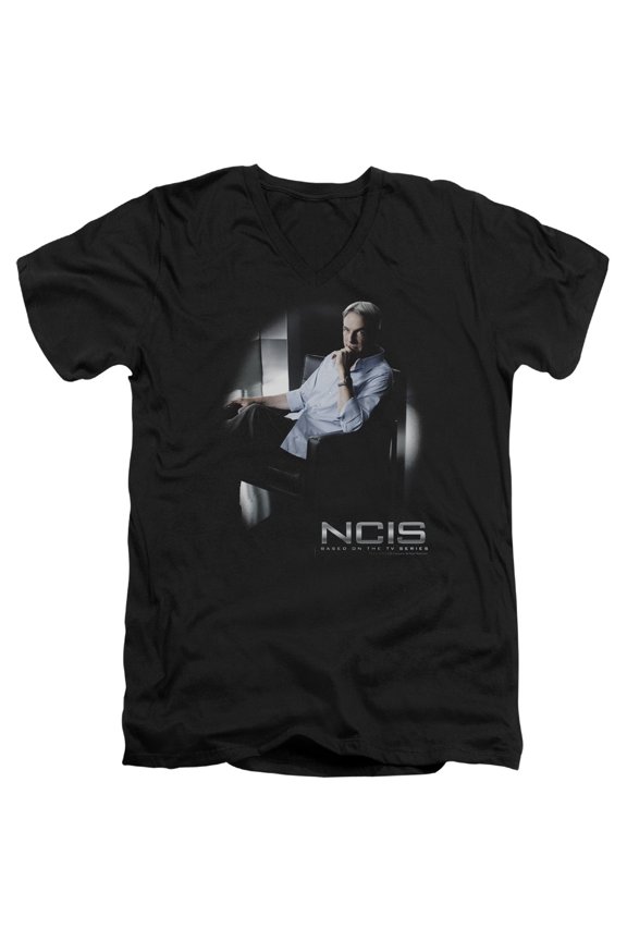 Ncis - Gibbs Ponders - Slim Fit V Neck Shirt - X-Large