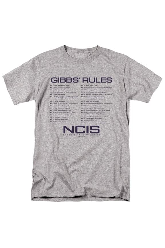 Ncis Gibbs Rules Officially Licensed Adult T-Shirt L