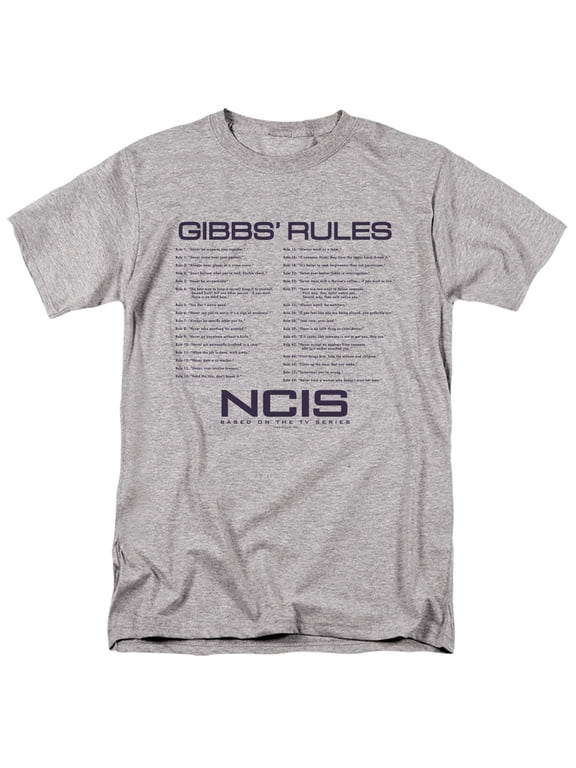 Ncis Gibbs Rules Officially Licensed Adult T-Shirt XL