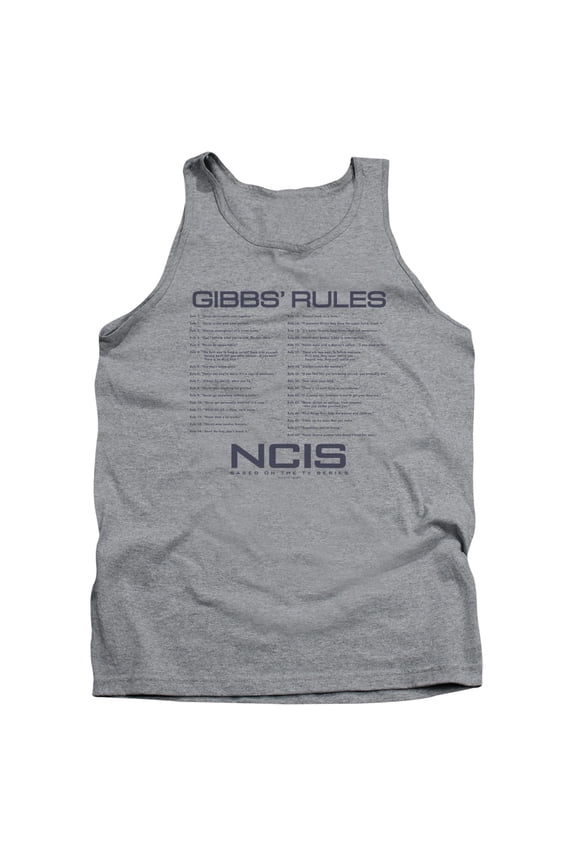 Ncis - Gibbs Rules - Tank Top - Large