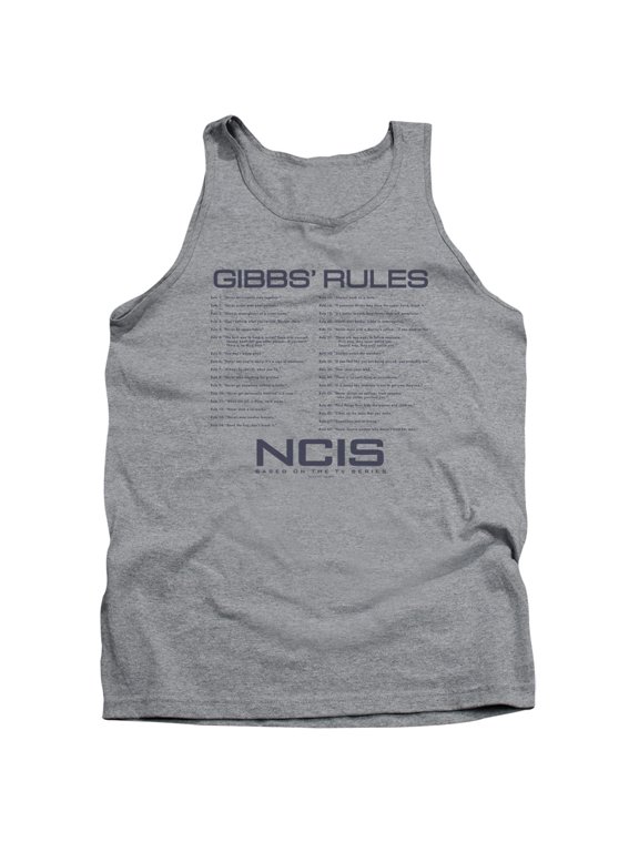 Ncis - Gibbs Rules - Tank Top - Large