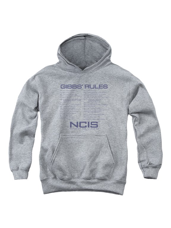 Ncis - Gibbs Rules - Youth Hooded Sweatshirt - Medium
