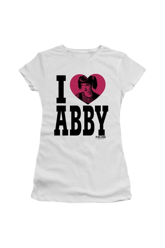 Ncis - I Heart Abby - Juniors Teen Girls Cap Sleeve Shirt - Medium