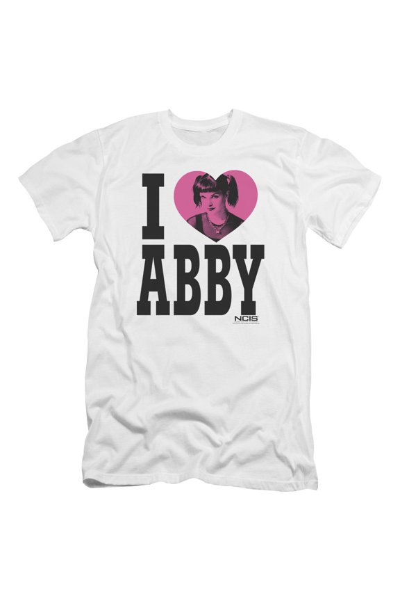 Ncis - I Heart Abby - Premium Slim Fit Short Sleeve Shirt - Medium