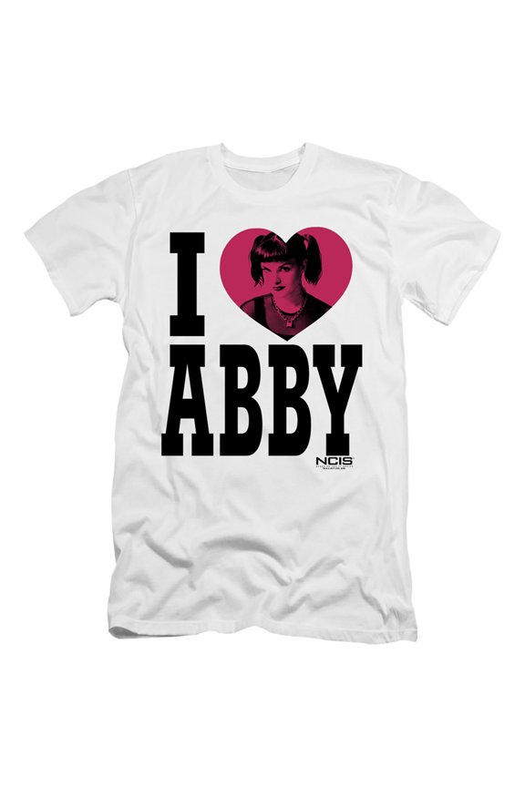 Ncis - I Heart Abby - Slim Fit Short Sleeve Shirt - Large