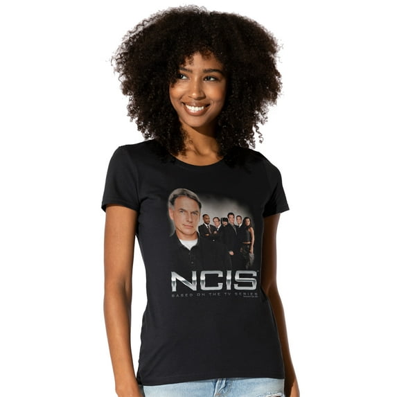 Ncis Investigators Women's T Shirt (Large) Black