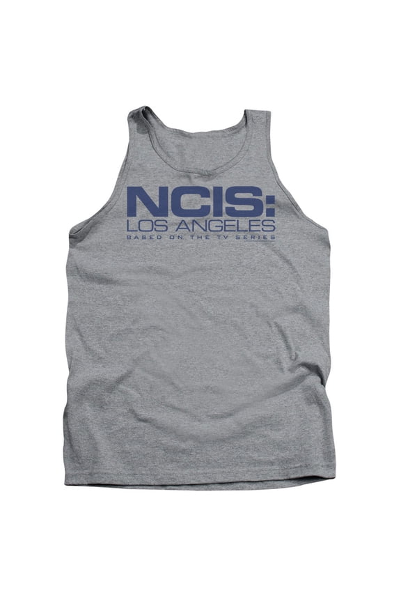 Ncis La Logo Adult Tank Top Athletic Heather