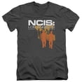 thumbnail image 1 of Ncis:La Slow Walk Adult V-Neck T-Shirt Charcoal, 1 of 1