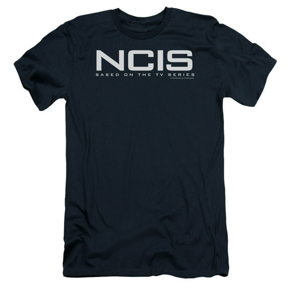 Ncis Logo Adult 30/1 T-Shirt Navy