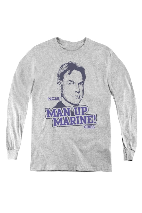 Ncis - Man Up - Youth Long Sleeve Shirt - Small