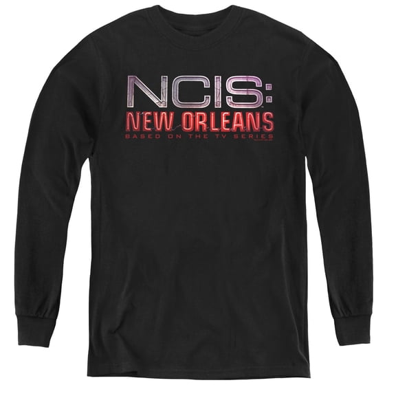 Ncis:New Orleans - Neon Sign - Youth Long Sleeve Shirt - Large