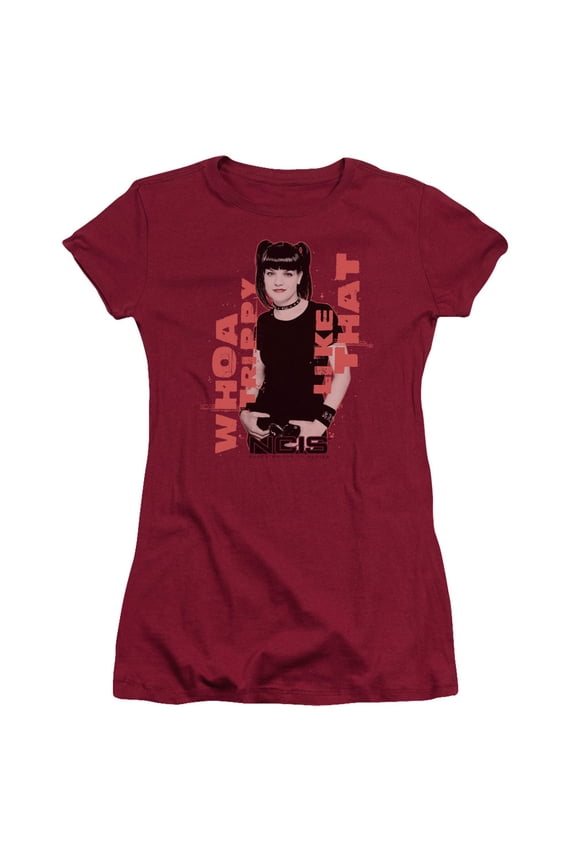 Ncis Trippy Junior Women's Sheer T-Shirt Cardinal