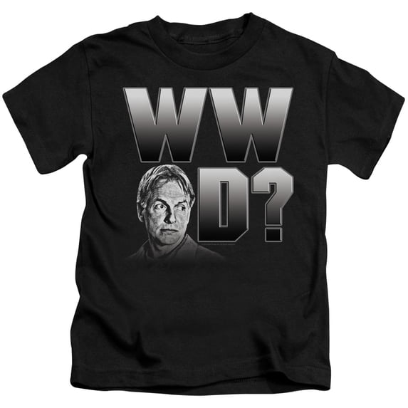 Ncis What Would Gibbs Do Youth 18/1 T-Shirt Black