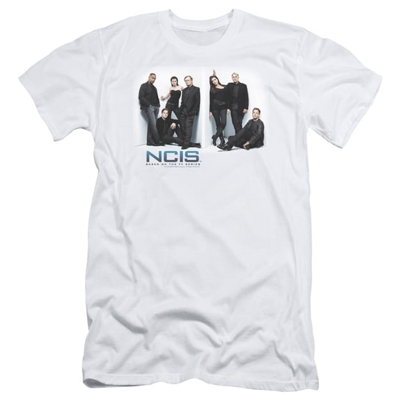Ncis White Room Adult 30/1 T-Shirt White