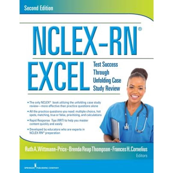 Pre-Owned NCLEX-RN EXCEL: Test Success Through Unfolding Case Study Review, 9780826128331, 0826128335, Paperback, 2 edition
