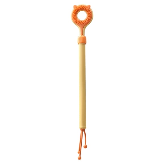 Ncong 3-in-1 Multi-Function Pet Grooming Tool, Dual-Sided Cat Brush & Teaser Wand, Soft & Hard Sided Back Scratcher for Pets