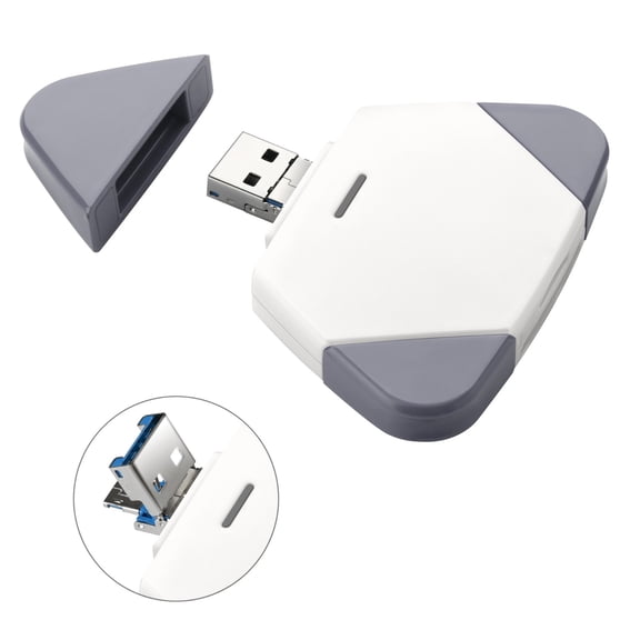 Ncong USB 3.0 Magnetic Card Reader, Multi-Function SD/TF Card Adapter for iPhone, Type-C Devices, Cameras & Drones