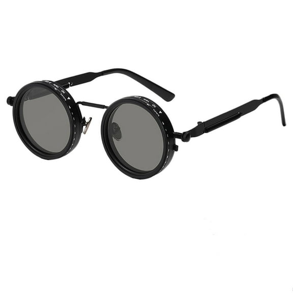 Nd Filter Cycling Sunglasses with Manual 1-9 Step Shade Control Adjustable Tint Polarized Round for Outdoor Sports