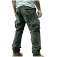 thumbnail image 1 of Ndbuld Athletic Fit Jeans Mens Fashion Joggers Sports Pants - Cotton Pants Sweatpants Trousers Mens Long Pants Christmas Gift,Army Green,3XL, 1 of 5