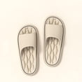 thumbnail image 1 of Cloud Slippers for Women and Men, Pillow House Slippers Shower Shoes Indoor Slides Bathroom Sandals, Ultimate Comfort, Lightweight, Thick Sole, Non-Slip, Easy to Clean Khaki, 1 of 4
