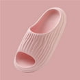 thumbnail image 1 of Cloud Slippers for Women and Men, Pillow House Slippers Shower Shoes Indoor Slides Bathroom Sandals, Ultimate Comfort, Lightweight, Thick Sole, Non-Slip, Easy to Clean Pink, 1 of 3
