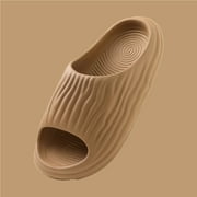 Cloud Slippers for Women and Men, Pillow House Slippers Shower Shoes Indoor Slides Bathroom Sandals, Ultimate Comfort, Lightweight, Thick Sole, Non-Slip, Easy to Clean Brown
