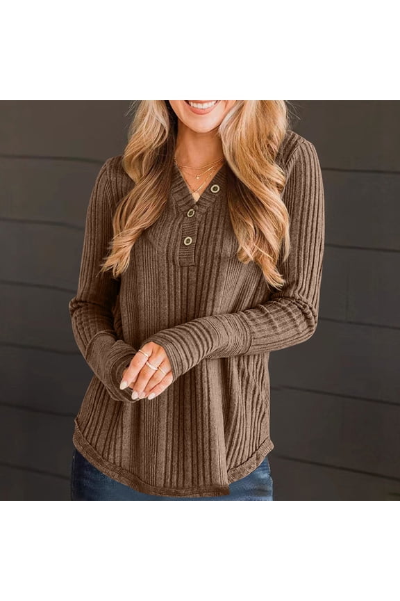 Long Sleeve Tops for Women Blouses for Women Loose Tunic Tops Leopard Stripe Pullover Shirts for Women Brown 3XL