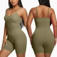 thumbnail image 1 of Ndbuld Shapewear for Women Women Solid Color Fitness Exercise High Elasticity Tight Fitting Corset Yoga Underwear Shapewear Summer Clearance,Green,L, 1 of 6