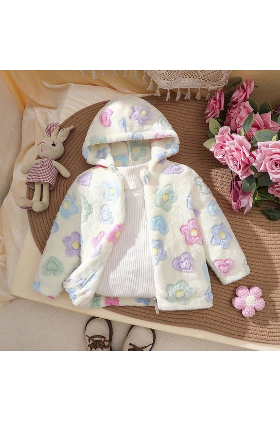 Snow Down Girls Boys Boys Winter Jacket Girls Winter Coat Cute Children's Down Cotton Jacket Medium Length Cotton-padded Jacket 9 Months