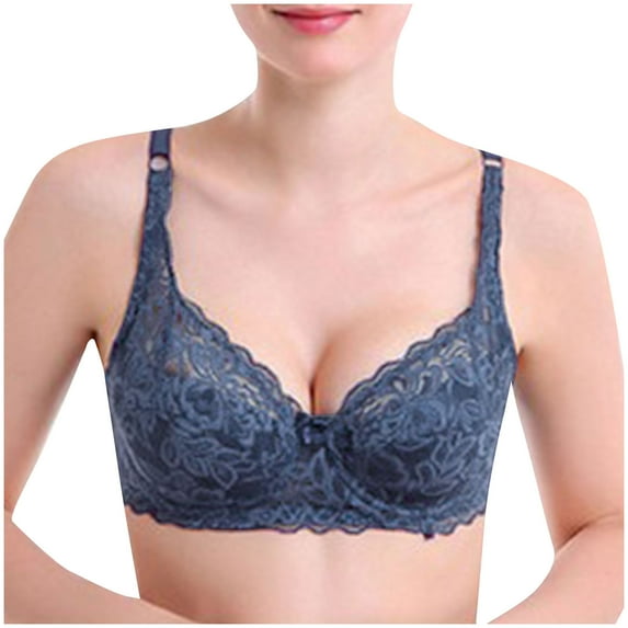 Ndbuld Sport Bras for Women Sport Bra Fashion Comfortable Woman's Lace Strap Wrap Plus Size Bra Clearance Sales Online Deals
