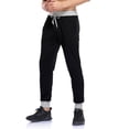 thumbnail image 1 of Ndbuld Sweatpants Athletic Pants Traning Track Pants Joggers for Men Summer Men Gym Workout Jogging Middle Pants Fit Elastic Casual Sportswear,Black,2XL, 1 of 1
