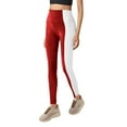 thumbnail image 1 of Ndbuld Thick Yoga Pants Womens Leggins High Waist Colorful Yoga Pants Women Workout Leggings for Women Fitness Sports Running Yoga Athletic Pants Summer Savings Red S, 1 of 6