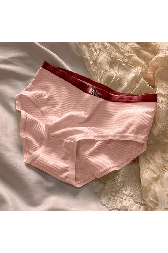 Underwear for Women Cotton Bottom Ultra-Thin Underwear Mid-waist Sexy Hip Lift Comfortable Large Size Briefs