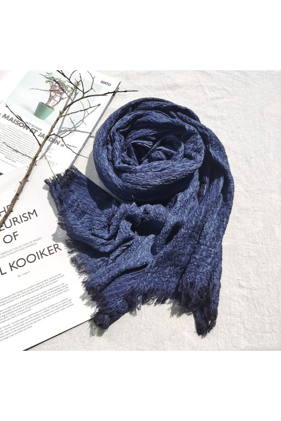 Warm Neck Protector Winter Fleece Windproof Scarf Women Winter Elasticity Keep Warm Scarf Outdoor Cold Protection,Navy