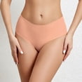 thumbnail image 1 of Ndbuld Women Cotton Underwear Breathable Seamless Women's Thong Underwear Christmas Deals, 1 of 4