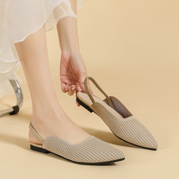 Ndbuld Women's Sandals,Flat Sandals for Women,Slip On Sandals Women,Beach Sandals for Woman,Summer Sandals,Girls Sandals,Walking Sandals Women Dressy,Slide Sandals Women,Square Toe Sandals Beige