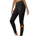 thumbnail image 1 of Ndbuld Womens Leggins Yoga Legging Women Workout Out Pocket Leggings Fitness Sports Running Yoga Athletic Pants Clearance Under 10 Black 2XL, 1 of 8