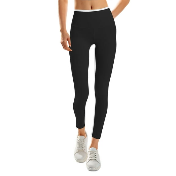 Womens Workout Pants Woman Leggings High Waist Colorful Yoga Pants Women Workout Leggings for Women Fitness Sports Running Yoga Athletic Pants Black 2XL