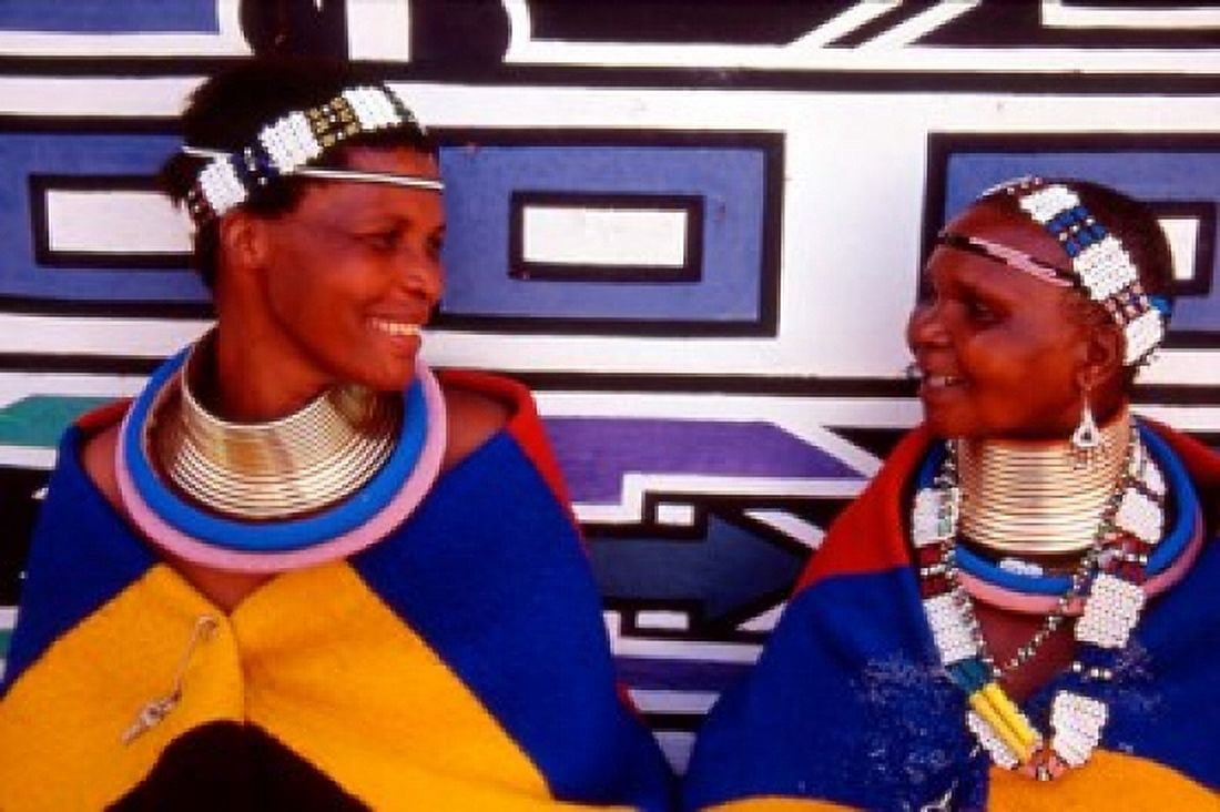 Ndembelle Women South Africa Canvas Art - Claudia Adams DanitaDelimont (34 x 23)