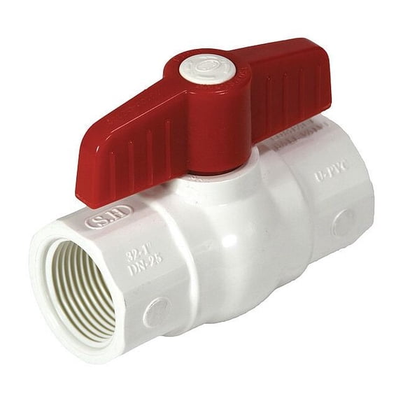 Nds Manual 2-Way Ball Valve,NPT,PVC E1420-20