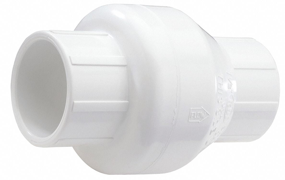 Nds Swing Check Valve,PVC,11/2",Socket 152015