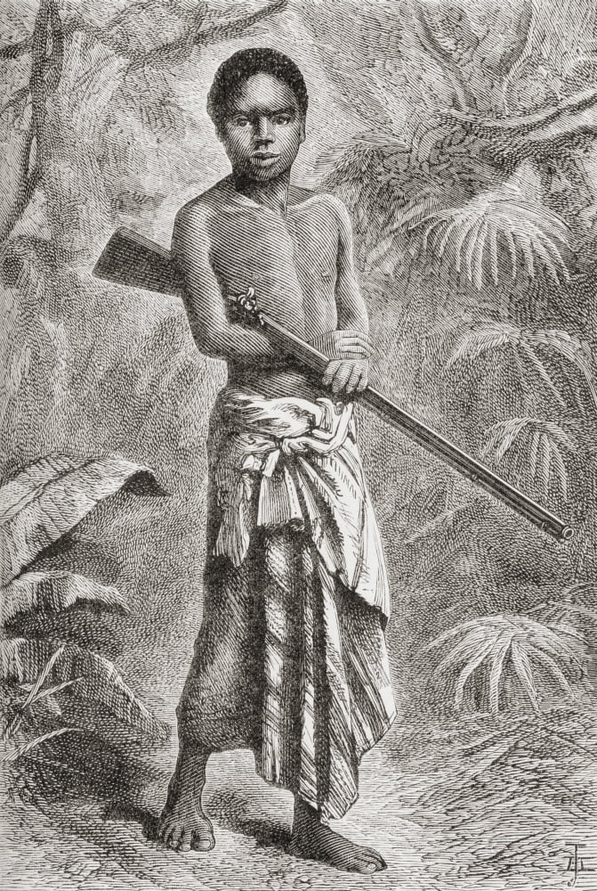 Ndugu M Canvas Art - Ken Welsh Design Pics (12 x 17)
