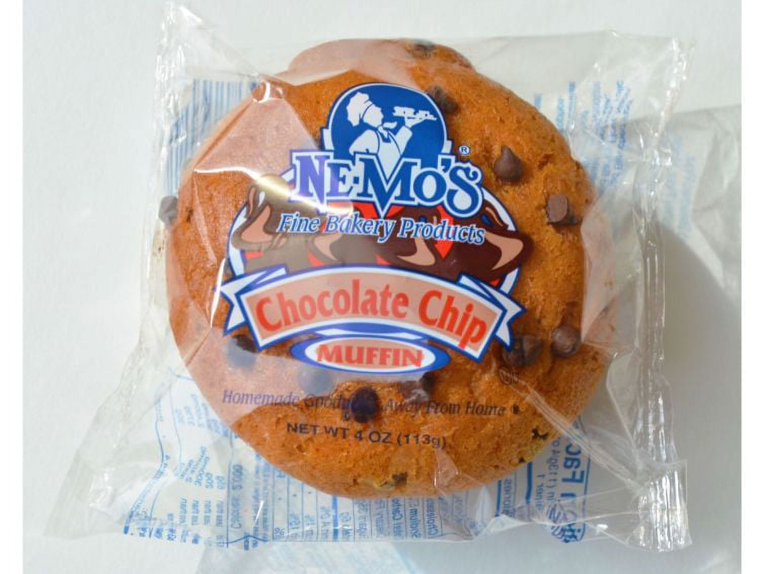Ne-Mos Chocolate Chip Muffin 4oz (PACK OF 12)