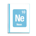 thumbnail image 1 of Ne Neon Checal Element Science Book Sheet Protectors Portfolio Binder Folder, 1 of 3